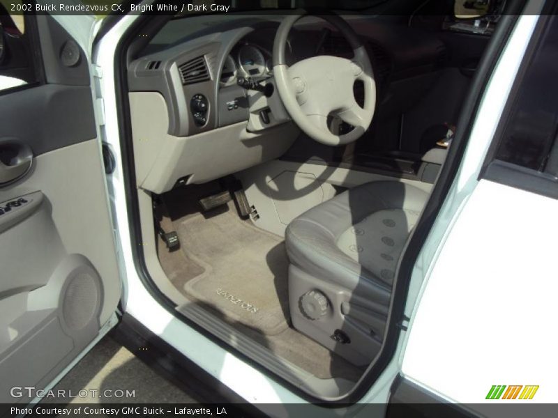 Bright White / Dark Gray 2002 Buick Rendezvous CX