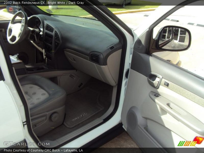 Bright White / Dark Gray 2002 Buick Rendezvous CX