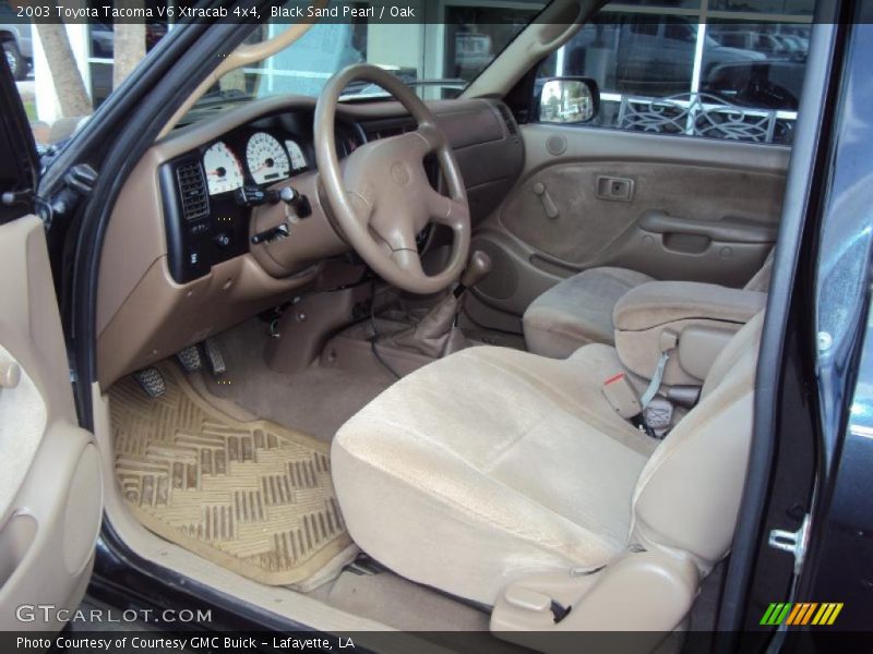Black Sand Pearl / Oak 2003 Toyota Tacoma V6 Xtracab 4x4