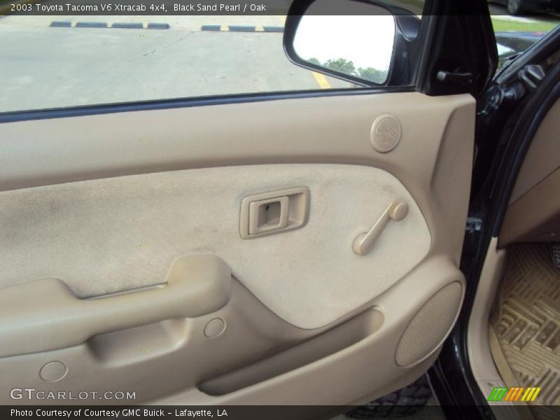 Black Sand Pearl / Oak 2003 Toyota Tacoma V6 Xtracab 4x4