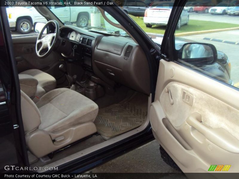 Black Sand Pearl / Oak 2003 Toyota Tacoma V6 Xtracab 4x4