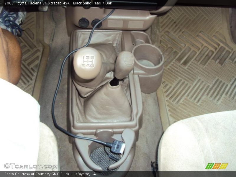 Black Sand Pearl / Oak 2003 Toyota Tacoma V6 Xtracab 4x4