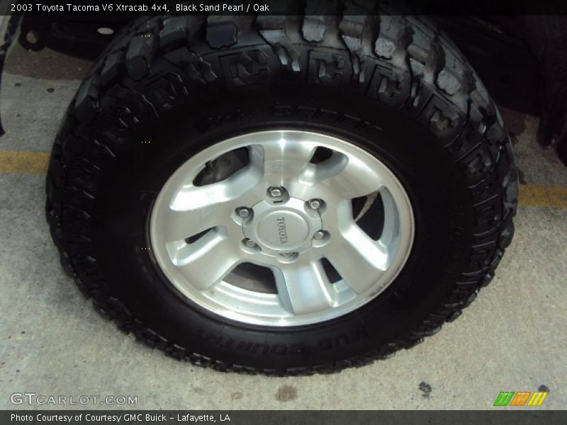 Black Sand Pearl / Oak 2003 Toyota Tacoma V6 Xtracab 4x4