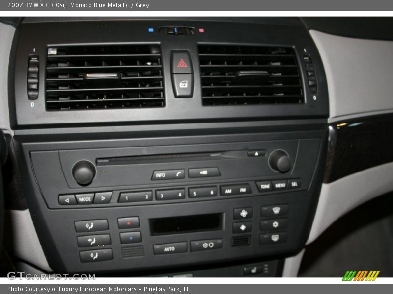 Monaco Blue Metallic / Grey 2007 BMW X3 3.0si