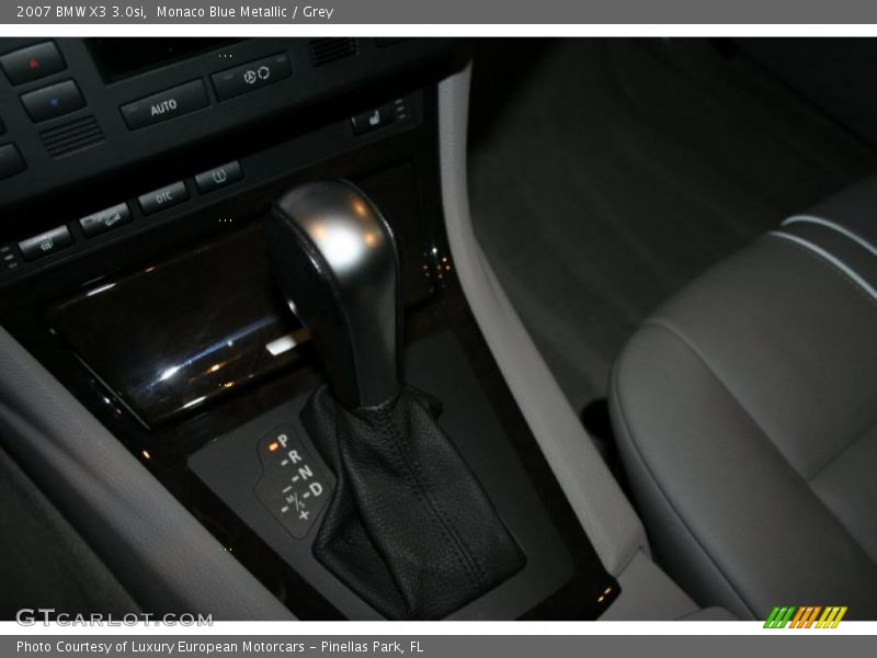 Monaco Blue Metallic / Grey 2007 BMW X3 3.0si
