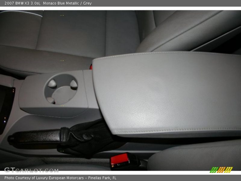 Monaco Blue Metallic / Grey 2007 BMW X3 3.0si