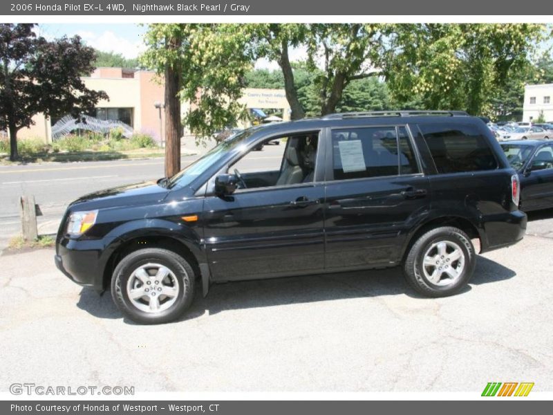 Nighthawk Black Pearl / Gray 2006 Honda Pilot EX-L 4WD