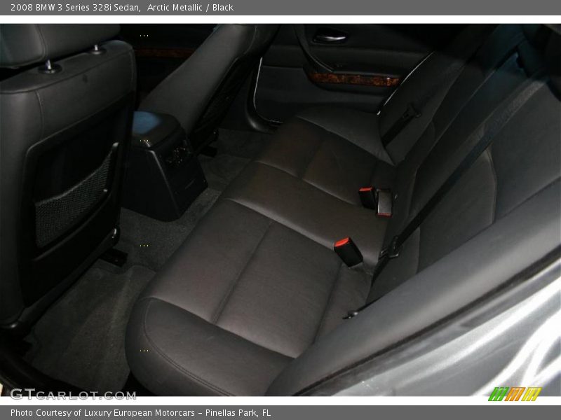 Arctic Metallic / Black 2008 BMW 3 Series 328i Sedan