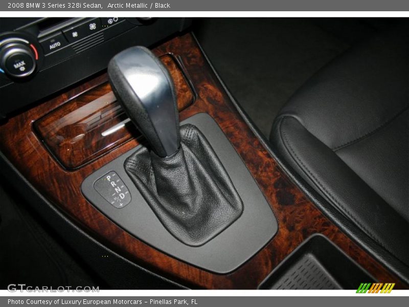 Arctic Metallic / Black 2008 BMW 3 Series 328i Sedan