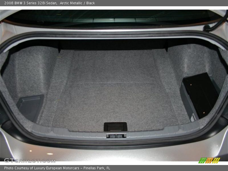 Arctic Metallic / Black 2008 BMW 3 Series 328i Sedan