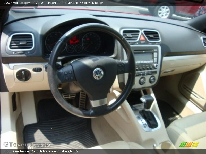 Paprika Red Metallic / Cornsilk Beige 2007 Volkswagen Eos 2.0T
