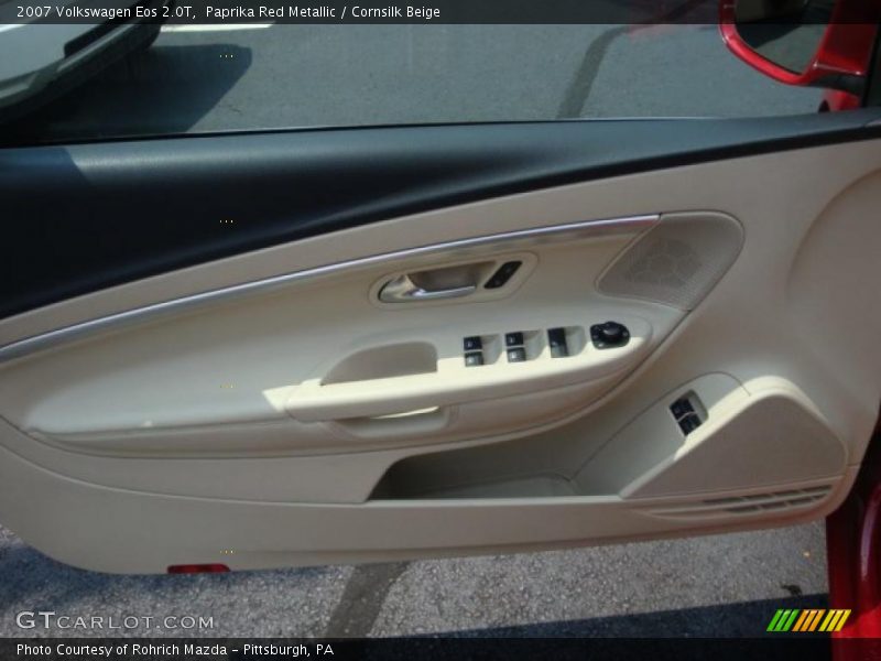 Paprika Red Metallic / Cornsilk Beige 2007 Volkswagen Eos 2.0T