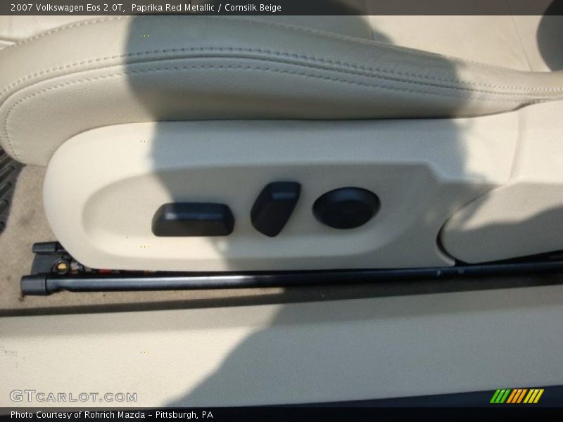 Paprika Red Metallic / Cornsilk Beige 2007 Volkswagen Eos 2.0T
