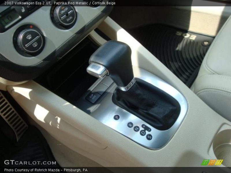 Paprika Red Metallic / Cornsilk Beige 2007 Volkswagen Eos 2.0T