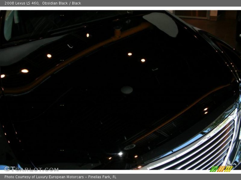 Obsidian Black / Black 2008 Lexus LS 460