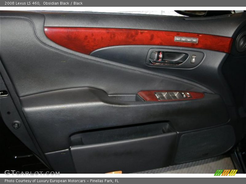 Obsidian Black / Black 2008 Lexus LS 460