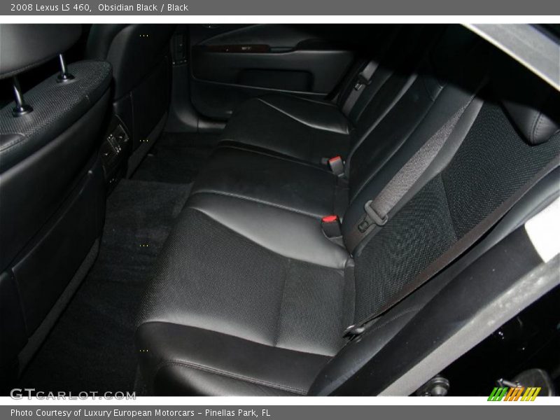 Obsidian Black / Black 2008 Lexus LS 460