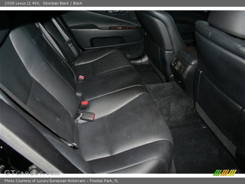 Obsidian Black / Black 2008 Lexus LS 460