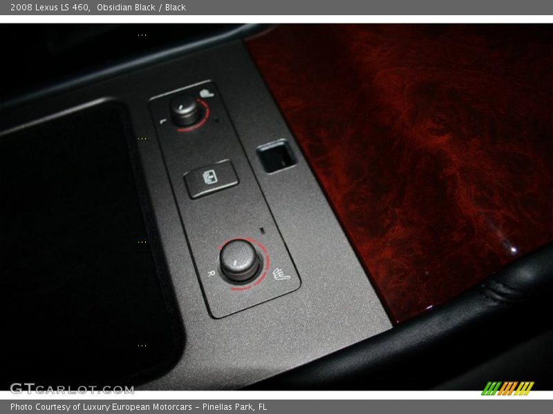 Obsidian Black / Black 2008 Lexus LS 460