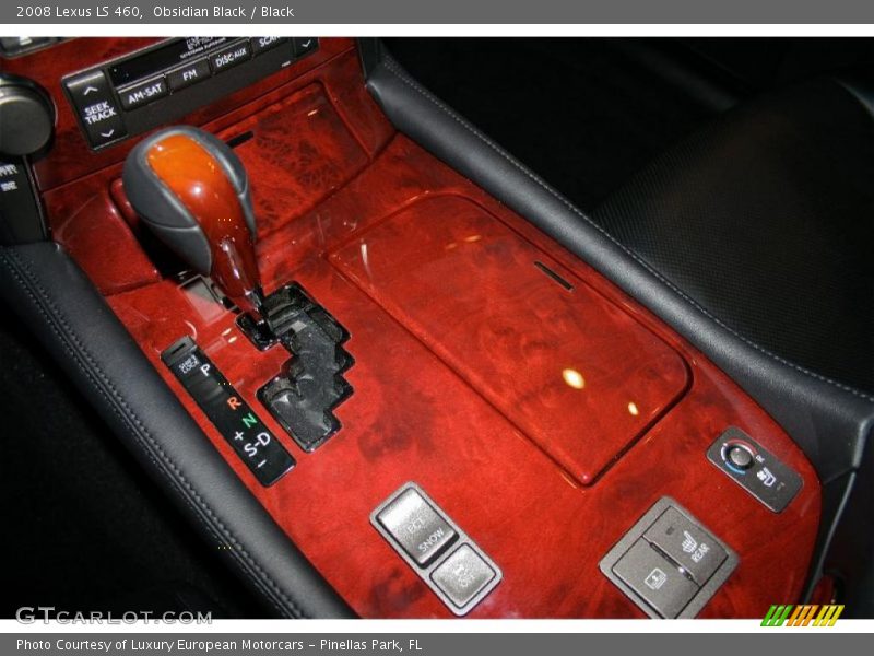 Obsidian Black / Black 2008 Lexus LS 460