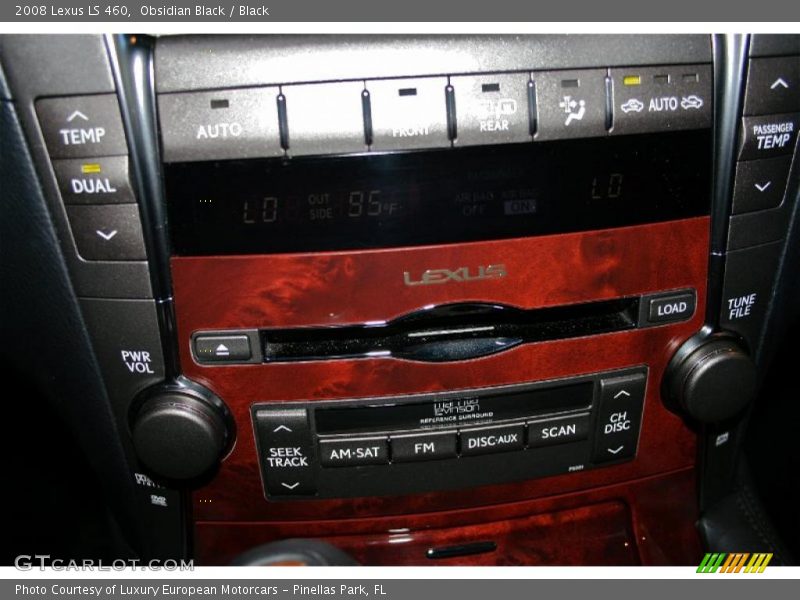 Obsidian Black / Black 2008 Lexus LS 460