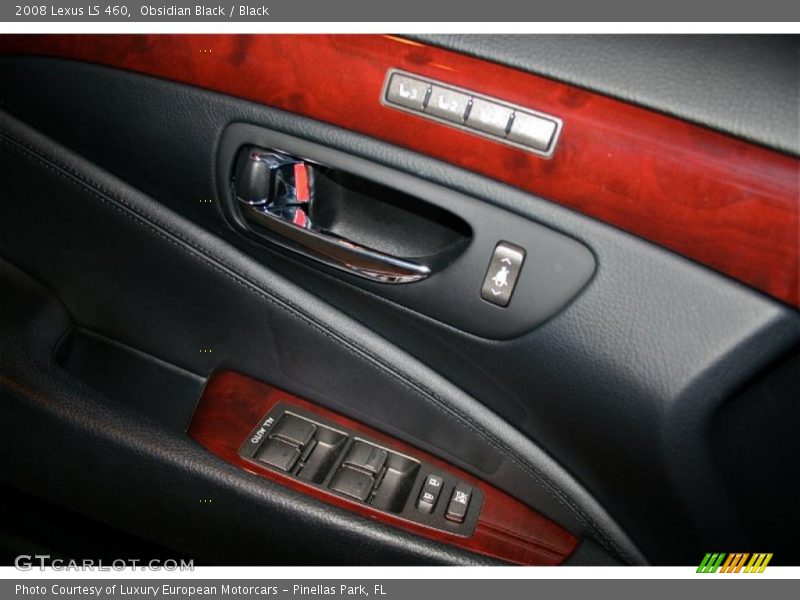 Obsidian Black / Black 2008 Lexus LS 460