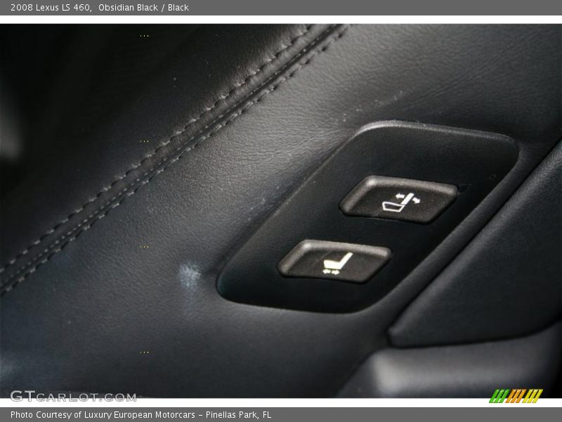 Obsidian Black / Black 2008 Lexus LS 460