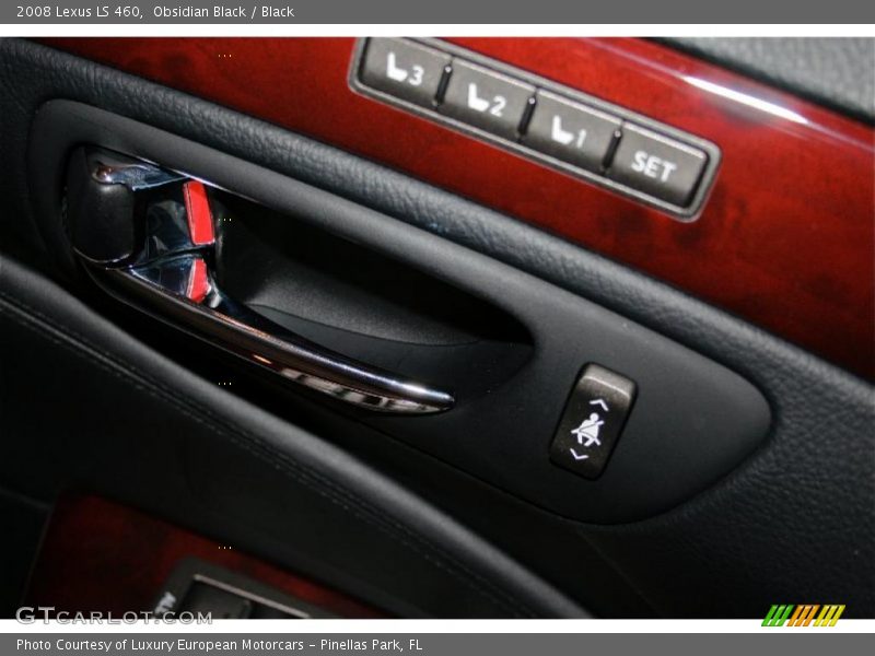 Obsidian Black / Black 2008 Lexus LS 460