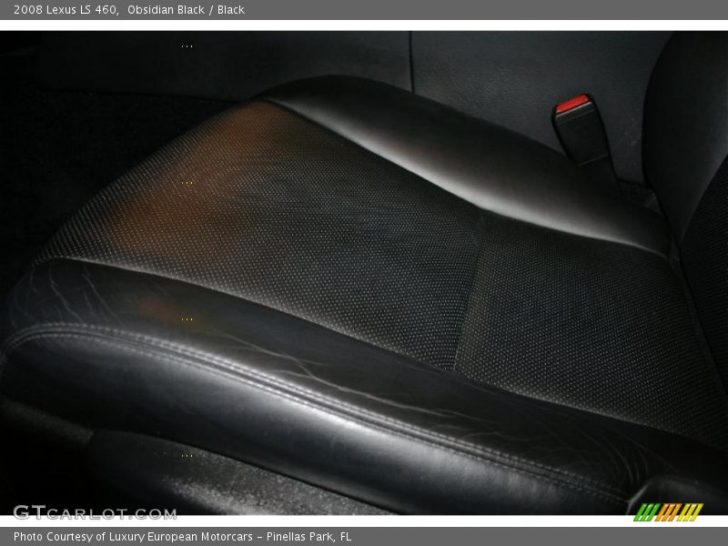 Obsidian Black / Black 2008 Lexus LS 460