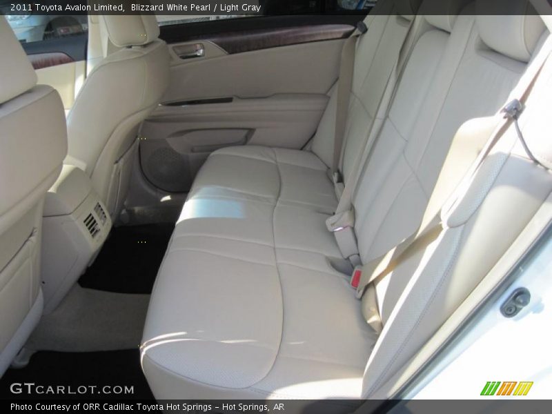 Blizzard White Pearl / Light Gray 2011 Toyota Avalon Limited