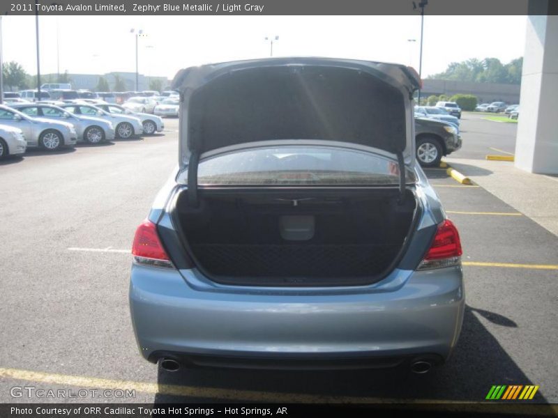 Zephyr Blue Metallic / Light Gray 2011 Toyota Avalon Limited