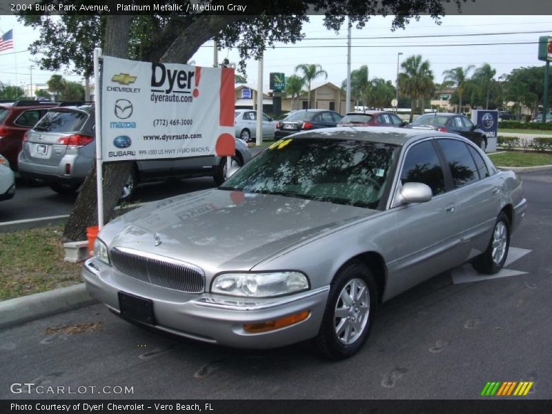 Platinum Metallic / Medium Gray 2004 Buick Park Avenue