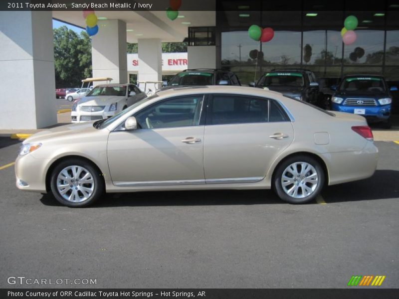 Sandy Beach Metallic / Ivory 2011 Toyota Avalon