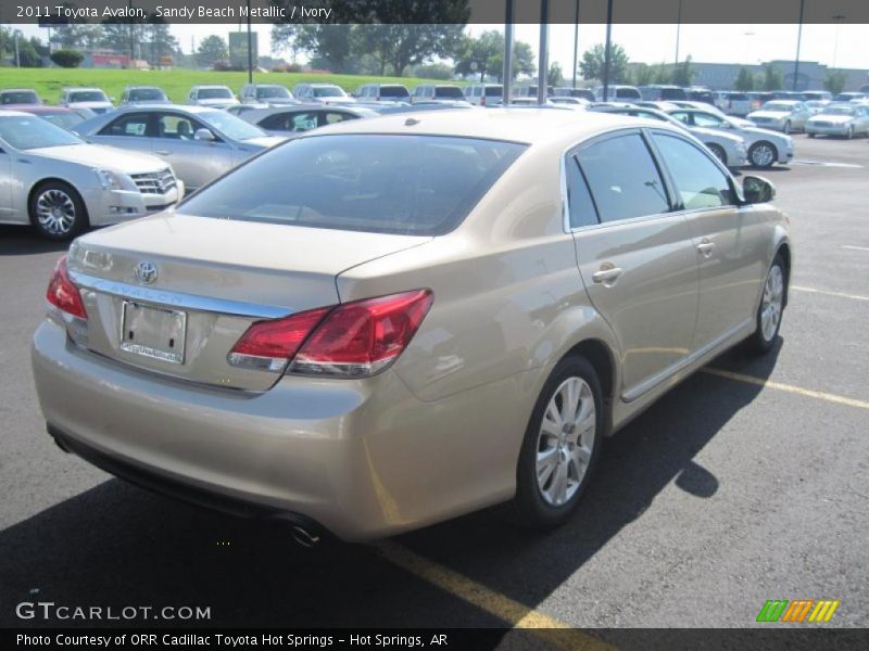 Sandy Beach Metallic / Ivory 2011 Toyota Avalon