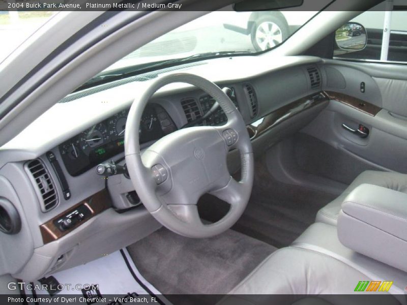 Platinum Metallic / Medium Gray 2004 Buick Park Avenue