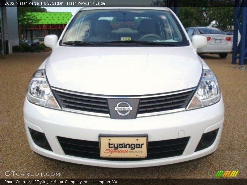 Fresh Powder / Beige 2009 Nissan Versa 1.8 SL Sedan