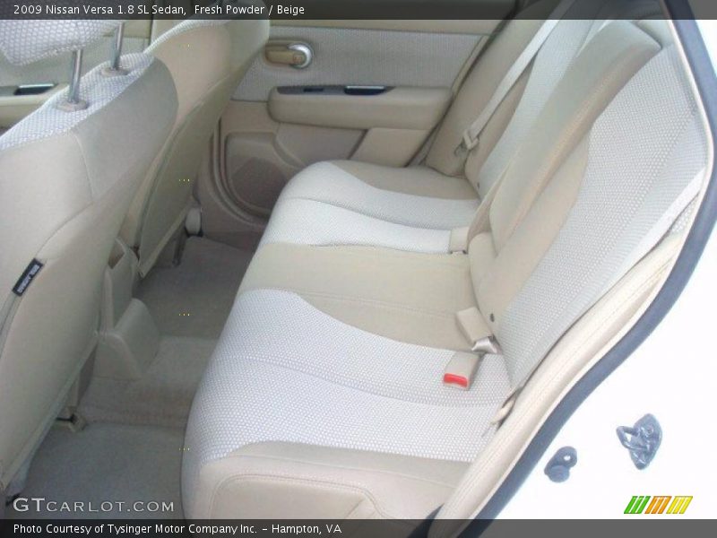 Fresh Powder / Beige 2009 Nissan Versa 1.8 SL Sedan