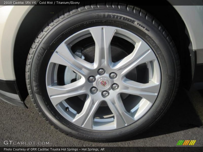 Gold Mist / Titanium/Ebony 2010 Cadillac SRX V6