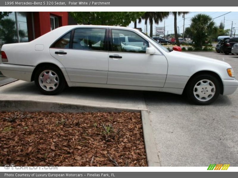 Polar White / Parchment 1996 Mercedes-Benz S 320 Sedan