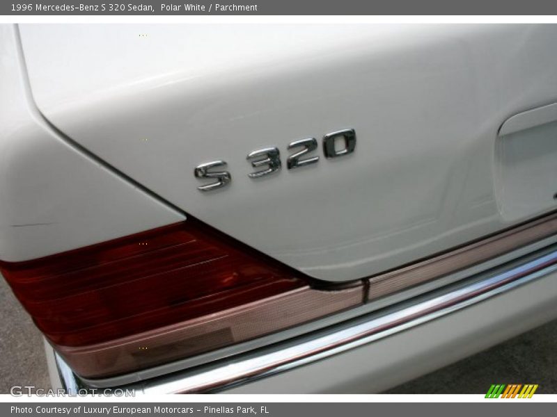 Polar White / Parchment 1996 Mercedes-Benz S 320 Sedan