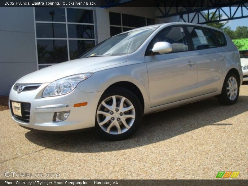 Quicksilver / Black 2009 Hyundai Elantra Touring