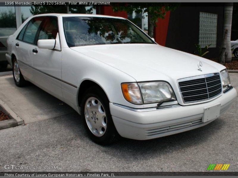 Polar White / Parchment 1996 Mercedes-Benz S 320 Sedan