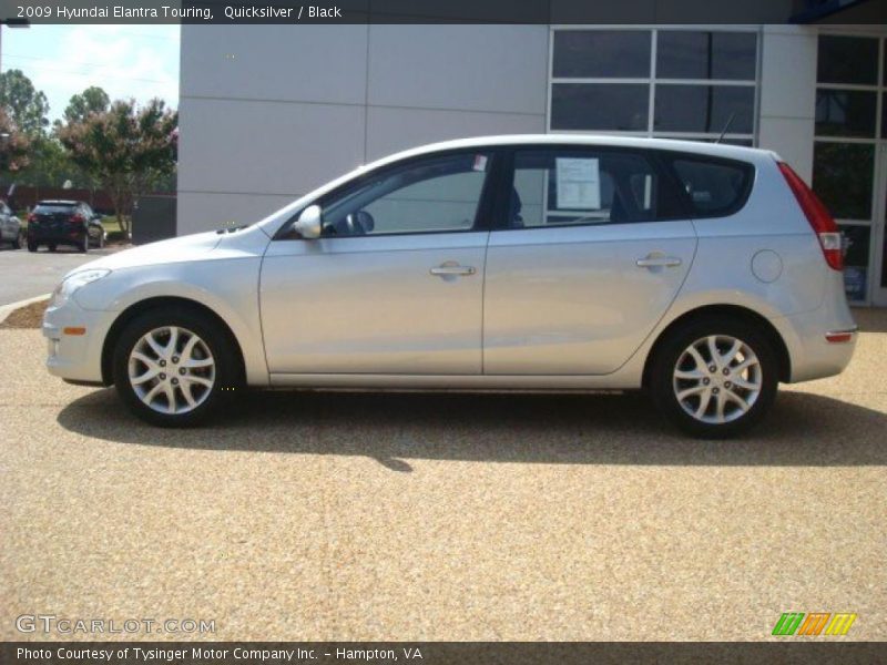 Quicksilver / Black 2009 Hyundai Elantra Touring