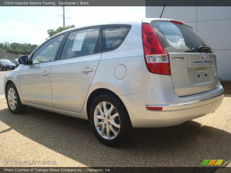 Quicksilver / Black 2009 Hyundai Elantra Touring