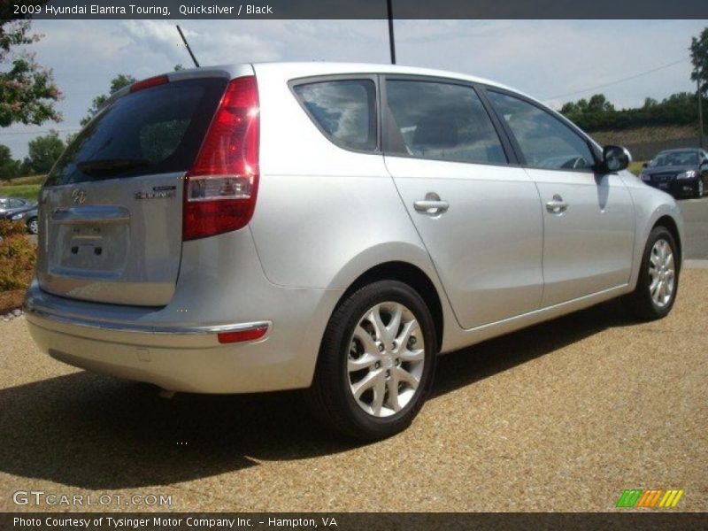 Quicksilver / Black 2009 Hyundai Elantra Touring