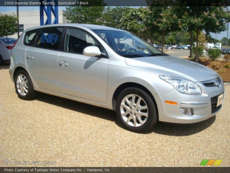 Quicksilver / Black 2009 Hyundai Elantra Touring