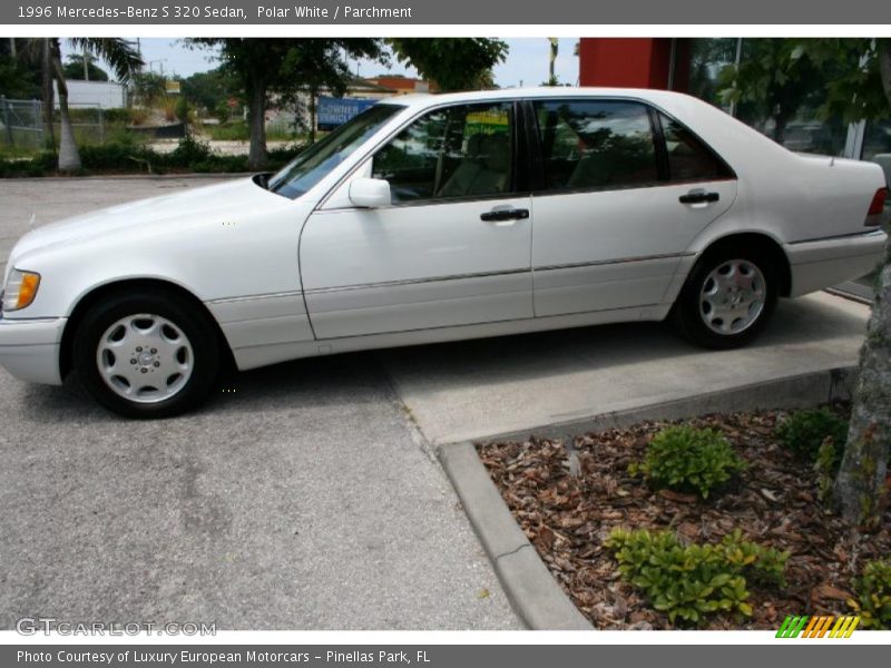 Polar White / Parchment 1996 Mercedes-Benz S 320 Sedan
