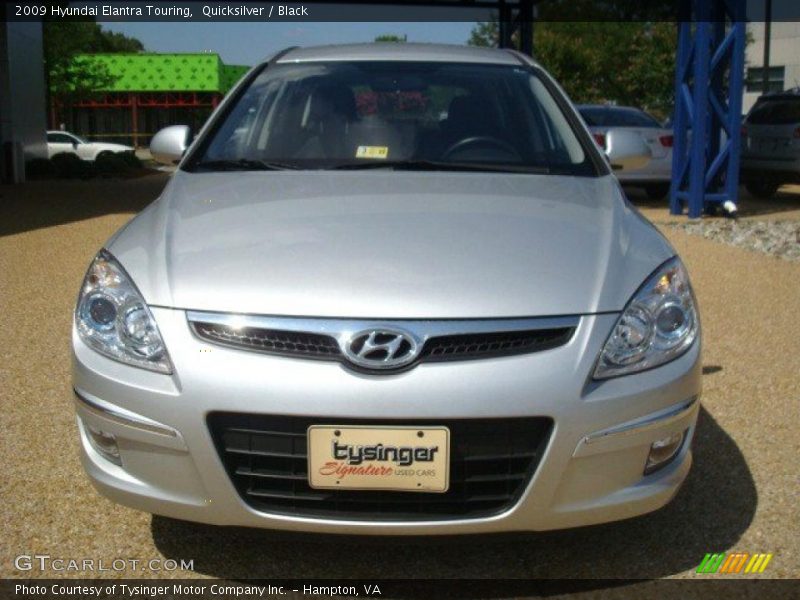 Quicksilver / Black 2009 Hyundai Elantra Touring
