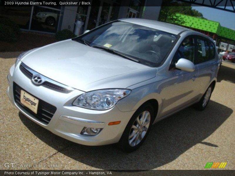 Quicksilver / Black 2009 Hyundai Elantra Touring