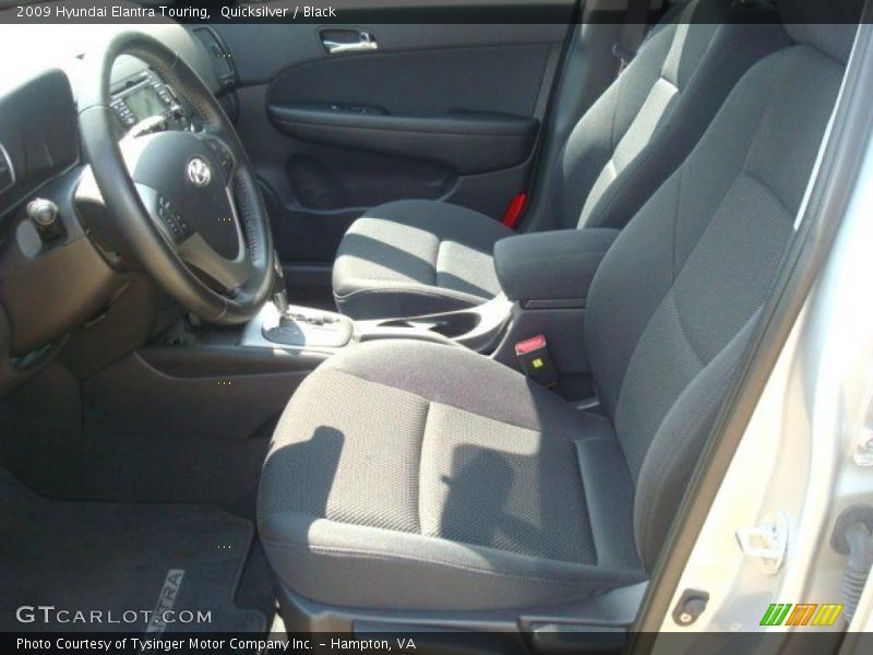Quicksilver / Black 2009 Hyundai Elantra Touring